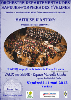 Affiche Vaux sur Seine 2012