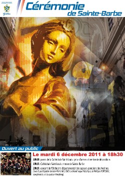 affiche Sainte Barbe 2011